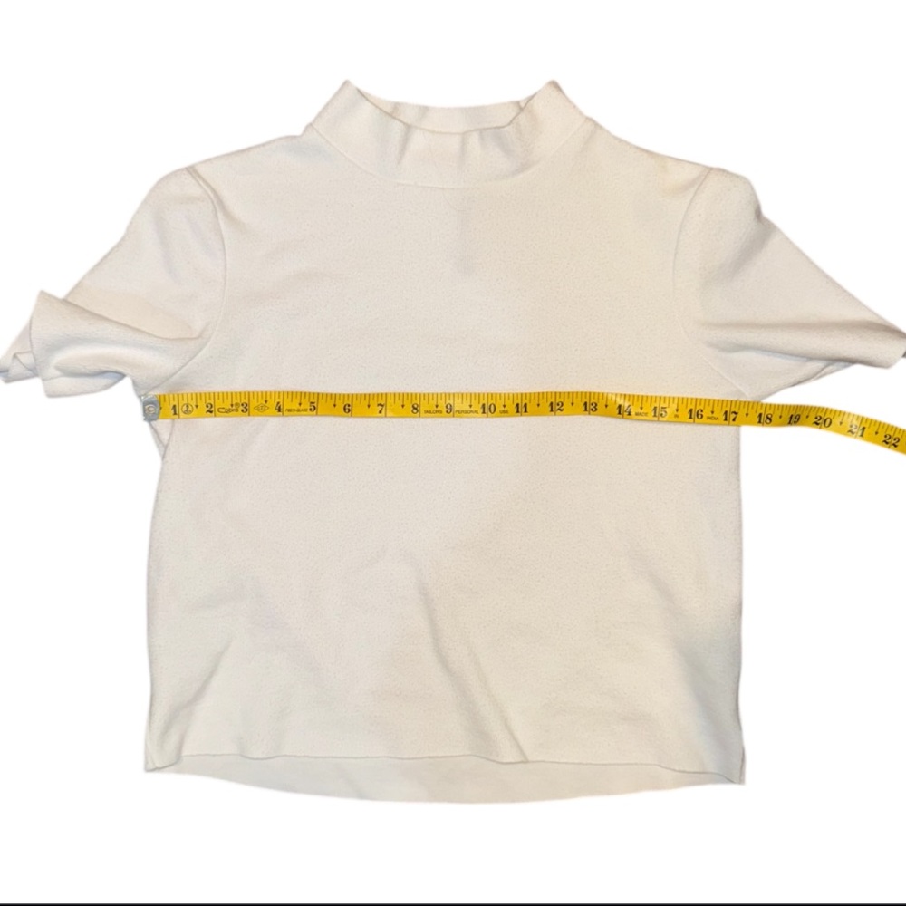 Zara Ribbed Turtle Neck Crop Top - Picture 7 of 7